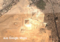 Die Pyramiden von Gizeh Foto